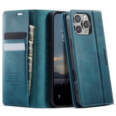 Apple iPhone 16 Pro Max CaseMe Retro Skin Case Book - Green | Priedai.lt