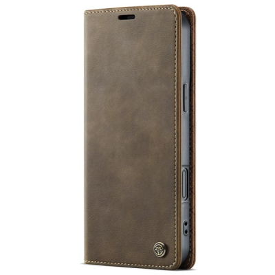 Apple iPhone 16 Pro Max CaseMe Retro Skin Case Book - Brown | Priedai.lt