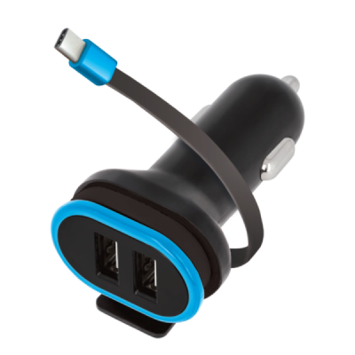 Forever car charger with USB port (3A) | Priedai.lt