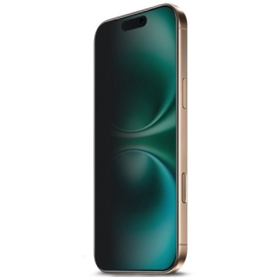 Apple iPhone 17 Pro Max "IMAK" Tempered Glass privacy enhanced protection black full coverage screen protector | Priedai.lt