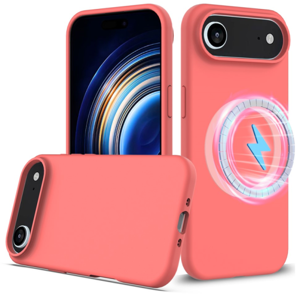 "Shell" MagSafe Hard Silicone (TPU) Case Cover - pink (iPhone Air)