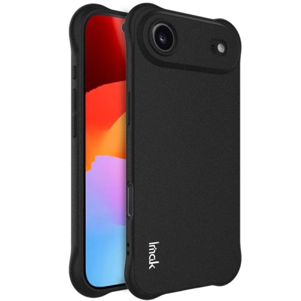 "Imak" reinforced protection hard Airbag silicone matte (TPU) case - black (iPhone Air)