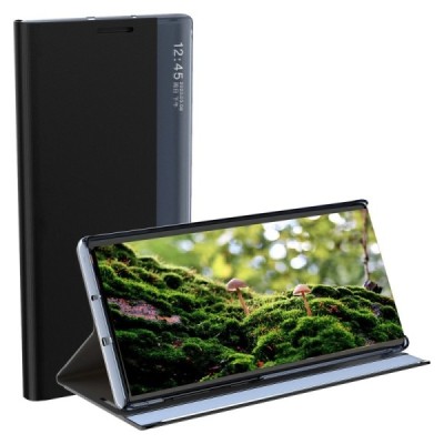 Samsung Galaxy S22 Ultra Baoshi Side Line black flip case cover - booklet | Priedai.lt