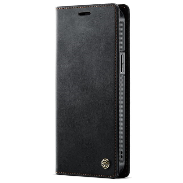 „CaseMe“ MagSafe Leather 2-in-1 Flip Case - Black (iPhone 14)