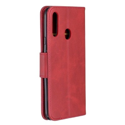 Samsung Galaxy A20s "Binfen Color" BF red leather flip case cover - book | Priedai.lt