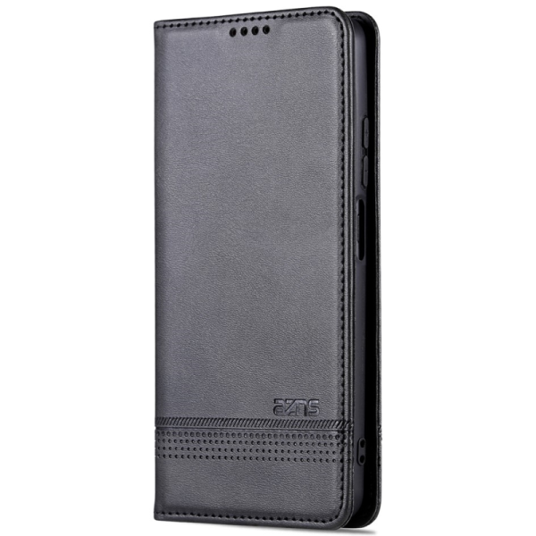 "AZNS" Retro flip book case - black (Redmi Note 12 Pro+)