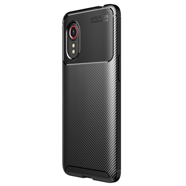 Fiber Hard Silicone (TPU) Case - Black (Galaxy Xcover 5)
