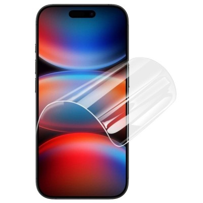 Apple iPhone 17 Pro Max "IMAK" Hydrogel protective transparent (full coverage) screen film | Priedai.lt