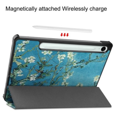 Samsung Galaxy Tab S9 11" / S9 FE 5G / S10 FE / S10 Lite flip-out colored "Sakura" case - booklet | Priedai.lt
