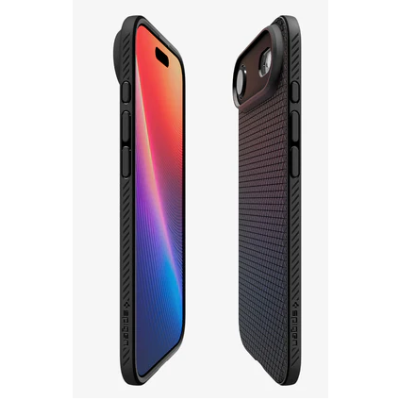 "Spigen" Liquid Air Apple iPhone Air Black Hard Silicone Case Cover - Back | Priedai.lt
