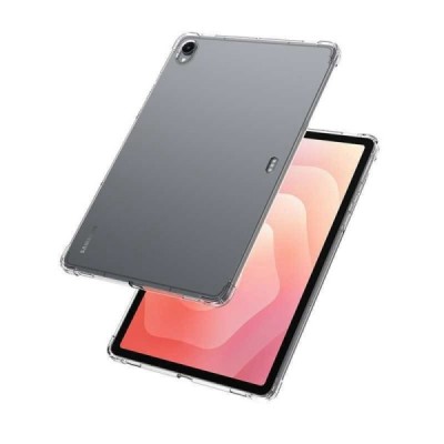 Samsung Galaxy Tab S11 reinforced protection hard silicone TPU transparent case - back | Priedai.lt