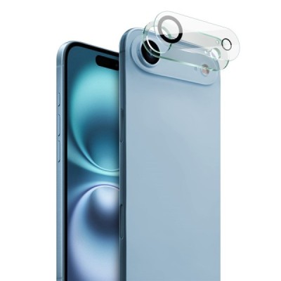 Apple iPhone Air "IMAK" Tempered Glass rear camera protective black glass 0.3 mm | Priedai.lt