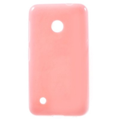 Nokia Lumia 530 (530 DS) rožinis kieto silikono (TPU) dėklas - nugarėlė / Priedai.lt