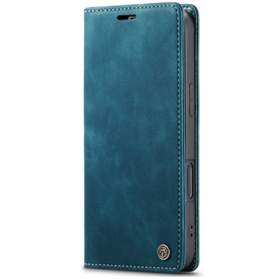 Apple iPhone 17 CaseMe Retro Solid Flip Case Book - Green | Priedai.lt