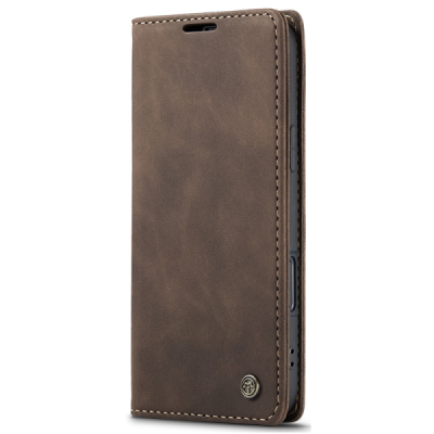 Apple iPhone Air CaseMe Retro Solid Flip Case Book - Brown | Priedai.lt