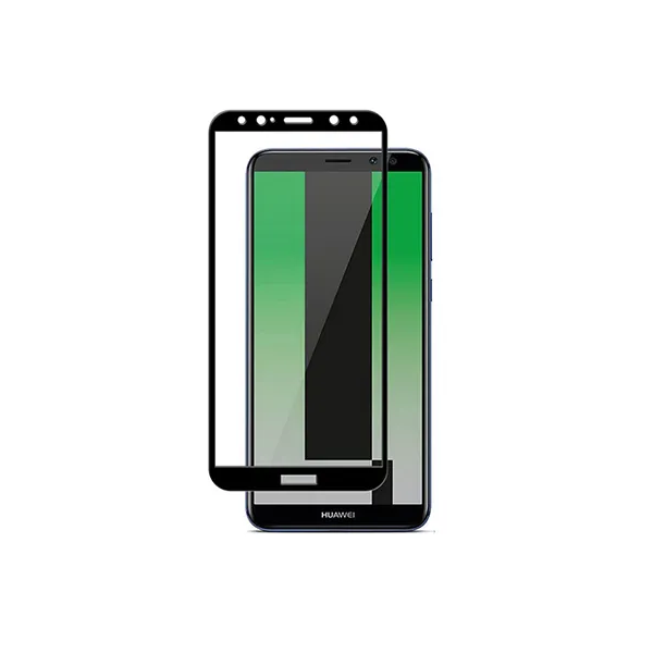 "Rurihai" full coverage protective screen glass 2.5D - black corners (Mate 10 Lite)