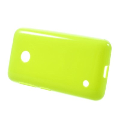Nokia Lumia 530 (530 DS) žalias kieto silikono (TPU) dėklas - nugarėlė / Priedai.lt