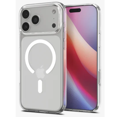 "Spigen" Liquid Crystal MagFit Apple iPhone 17 Pro Max clear, transparent Hard Silicone Case Cover | Priedai.lt