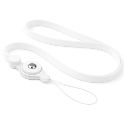 "Pattern" white lanyard (pendant) - phone strap / Priedai.lt