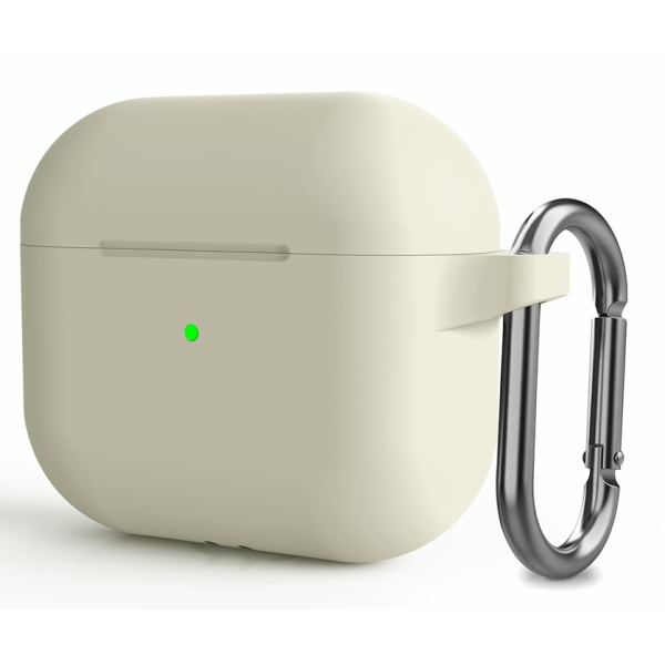 "Carabiner" Silicone Earphone Case - light green (AirPods 3)