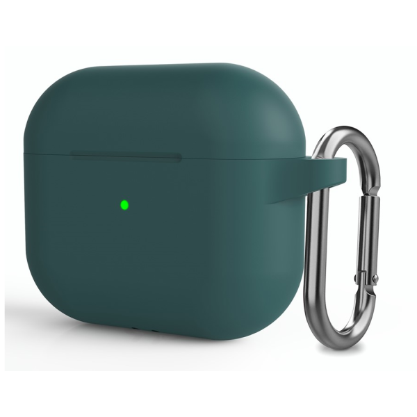 "Carabiner" Silicone Earphone Case - Green (AirPods 3)