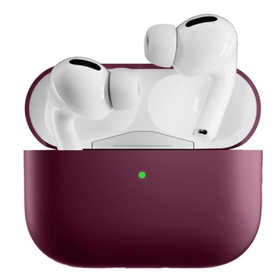 AirPods Pro 2 silicone Burgundy headphone case | Priedai.LT