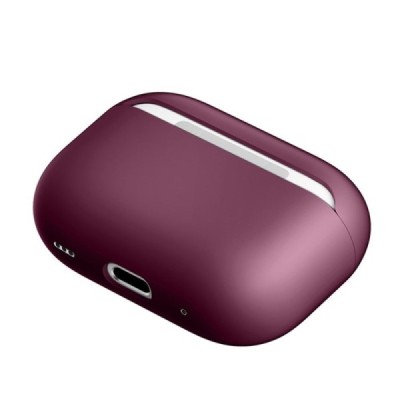 AirPods Pro 2 silicone Burgundy headphone case | Priedai.LT