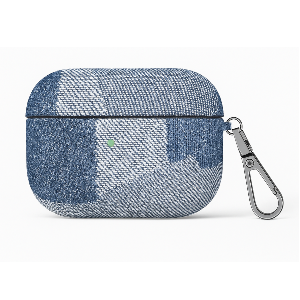 Plastic / fabric headphone case - blue (AirPods Pro 2)
