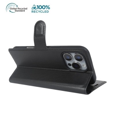 Apple iPhone 16 Pro Max Eco Flip Book Case - Black | Priedai.lt