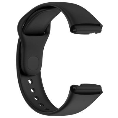 Xiaomi Redmi Watch 3 Lite / Watch 3 Active hard silicone (TPU) black bracelet | Priedai.lt