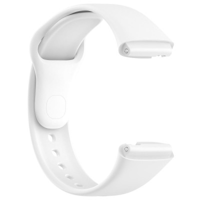 Xiaomi Redmi Watch 3 Lite / Watch 3 Active hard silicone (TPU) white bracelet | Priedai.lt