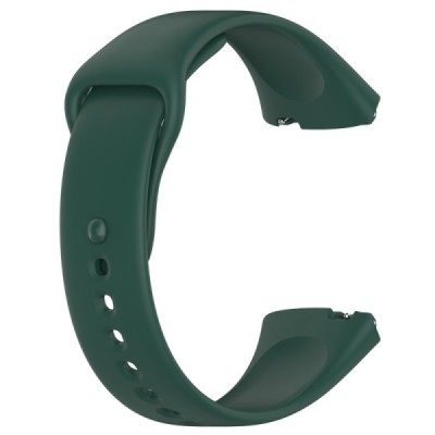 Xiaomi Redmi Watch 3 Lite / Watch 3 Active hard silicone (TPU) dark green bracelet | Priedai.lt