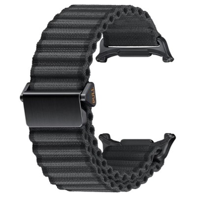 "KALEBOL" smart watch Samsung Galaxy Watch Ultra 47mm fabric black bracelet | Priedai.lt