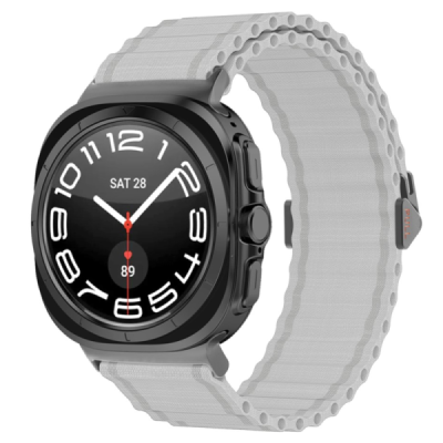 "KALEBOL" smart watch Samsung Galaxy Watch Ultra 47mm fabric Gray bracelet | Priedai.lt
