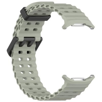 Samsung Galaxy Watch Ultra 47mm hard silicone (TPU) green bracelet | Priedai.lt