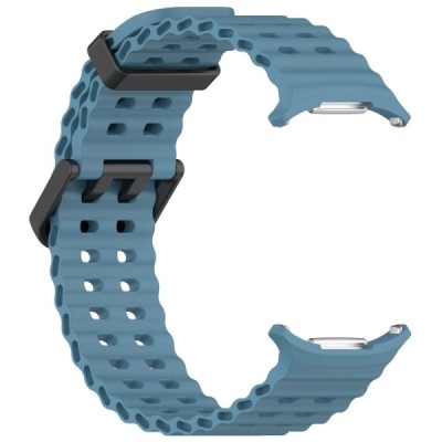 Samsung Galaxy Watch Ultra 47mm hard silicone (TPU) Blue bracelet | Priedai.lt