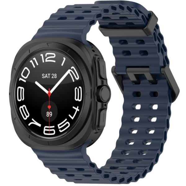 Smartwatch hard silicone (TPU) bracelet - dark blue (Galaxy Watch Ultra 47mm)