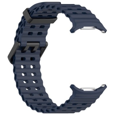 Samsung Galaxy Watch Ultra 47mm hard silicone (TPU) dark blue bracelet | Priedai.lt