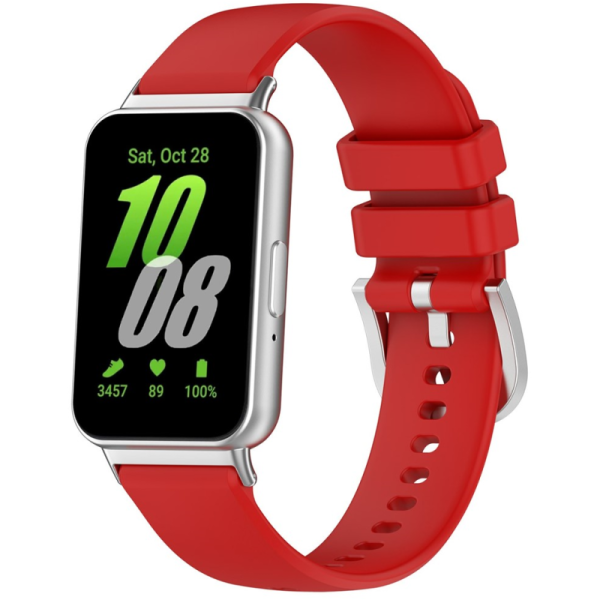 Smartwatch hard silicone (TPU) bracelet - Red (Samsung Galaxy Fit3)