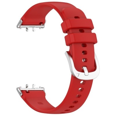 Samsung Galaxy Fit3 hard silicone (TPU) Red bracelet | Priedai.lt
