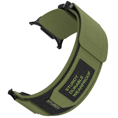 "Strap" smart watch Samsung Galaxy Watch Ultra 47mm fabric green bracelet | Priedai.lt