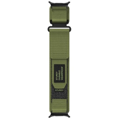 "Strap" smart watch Samsung Galaxy Watch Ultra 47mm fabric green bracelet | Priedai.lt
