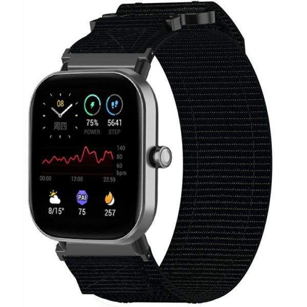 „Strap“ smart watch hard silicone (TPU) bracelet - black (Galaxy Watch FE 40mm / Watch7 44mm / 40mm Loop)