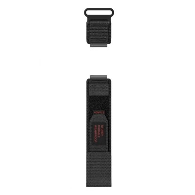 "Strap" smart watch Samsung Galaxy Watch FE 40mm / Watch7 44mm / 40mm Loop fabric black bracelet | Priedai.lt