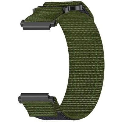 "Strap" smart watch Samsung Galaxy Watch FE 40mm / Watch7 44mm / 40mm Loop fabric green bracelet | Priedai.lt