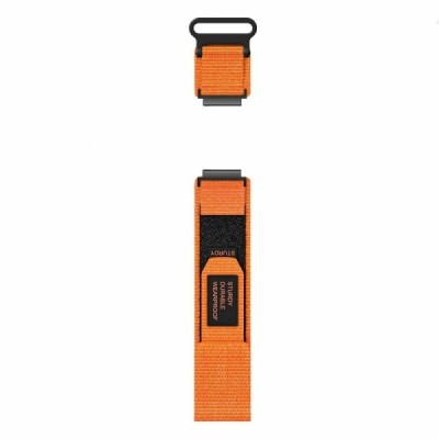 "Strap" smart watch Samsung Galaxy Watch FE 40mm / Watch7 44mm / 40mm Loop fabric orange bracelet | Priedai.lt