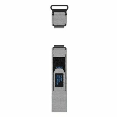 "Strap" smart watch Samsung Galaxy Watch FE 40mm / Watch7 44mm / 40mm Loop fabric Gray bracelet | Priedai.lt