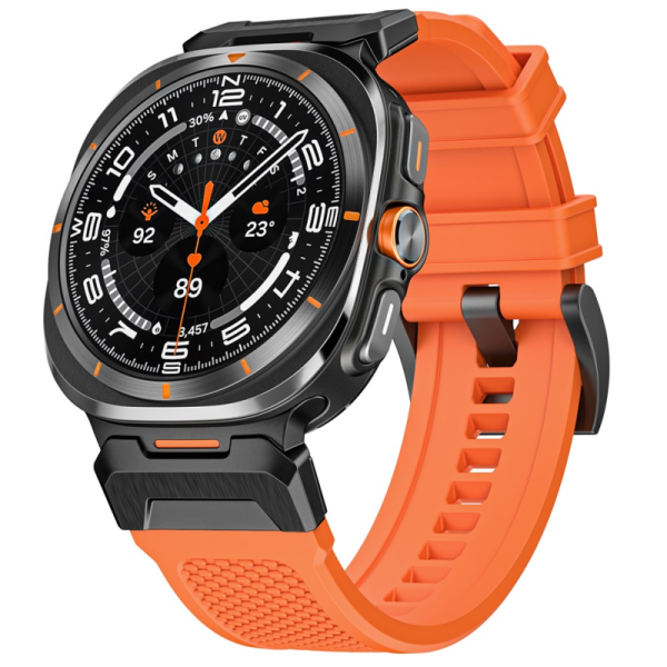 "LEMONDA" Smartwatch hard silicone (TPU) bracelet - orange (Galaxy Watch Ultra 47mm)