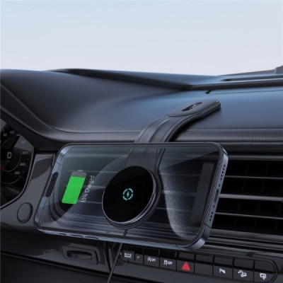 "ACEFAST" D21 Magnetic Magsafe car mount (on the panel) - black | Priedai.lt