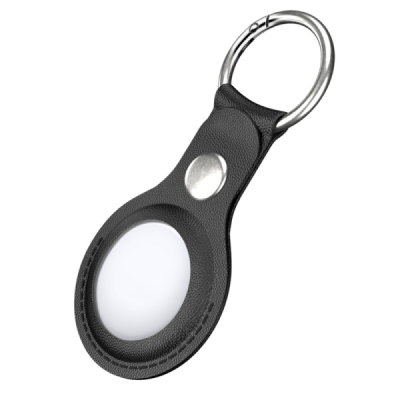 Apple AirTag "Leather" black item finder case | Priedai.LT
